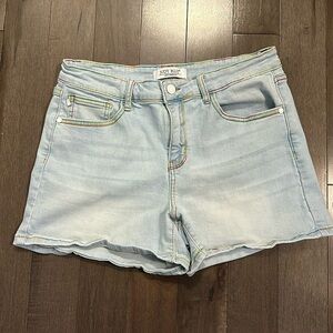 Judy Blue rainbow stitch denim shorts Large 12 10